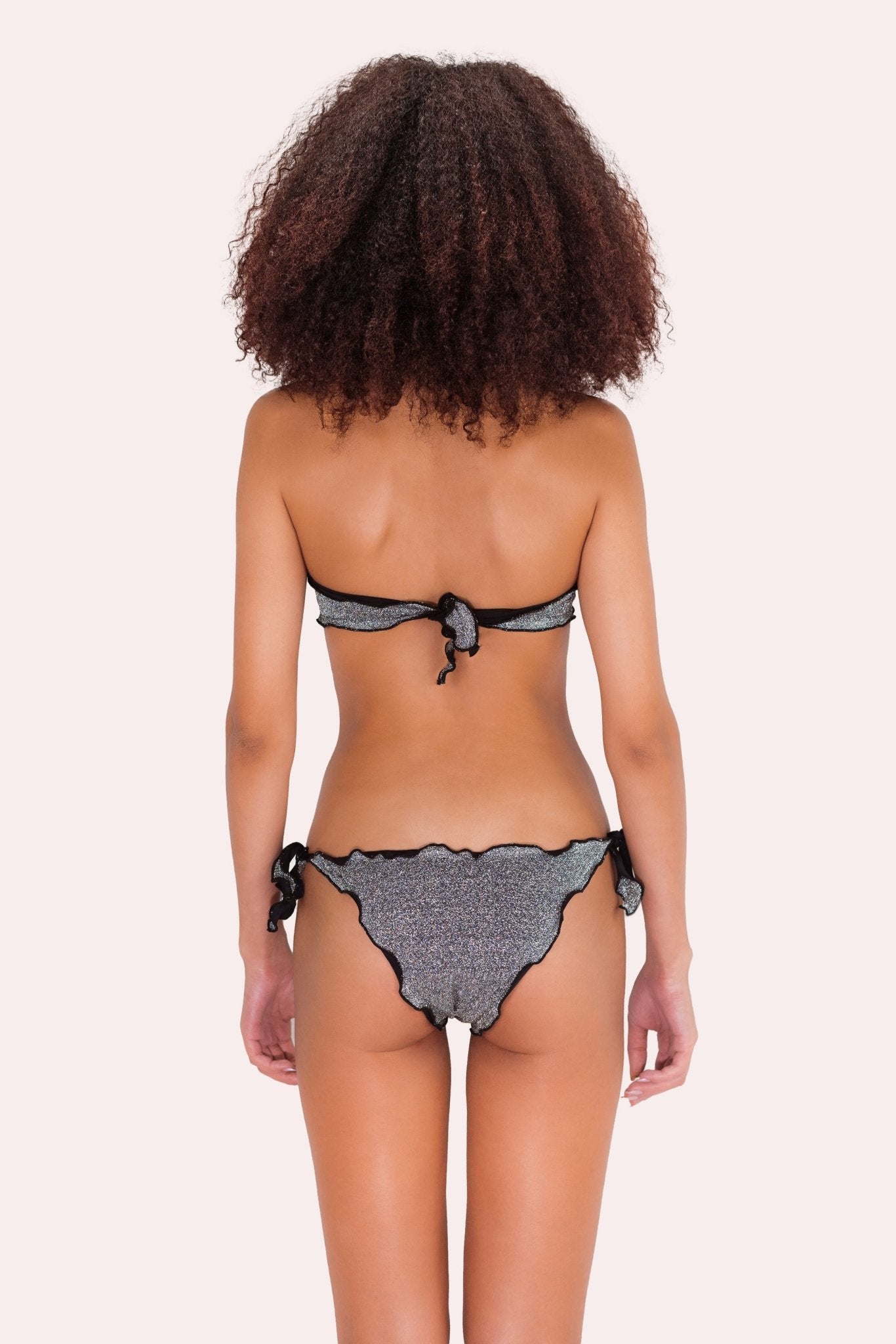 Capri Lurex Argento scuro - Bikini - Sinuose