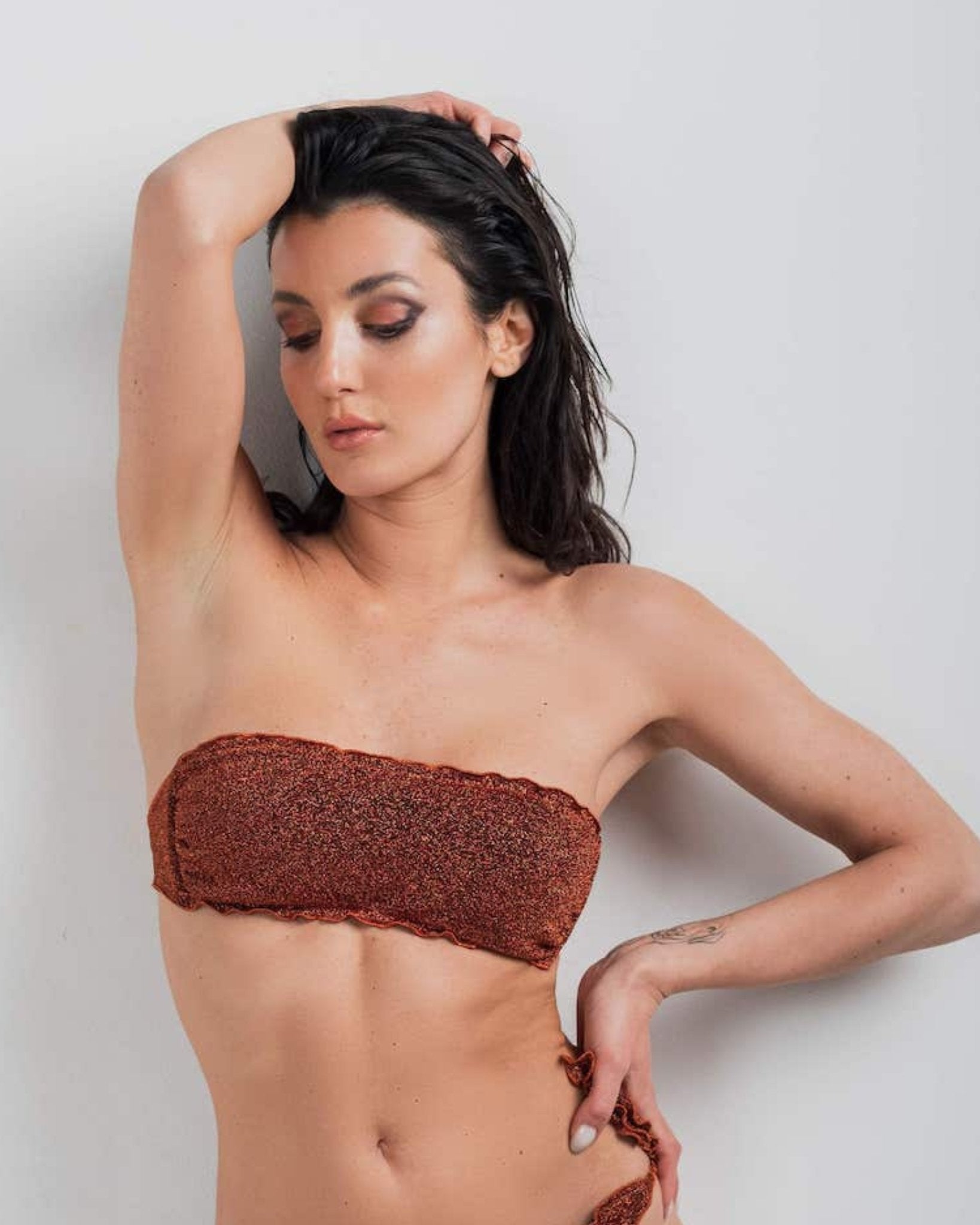 Capri Lurex Bronzo - Top - Sinuose