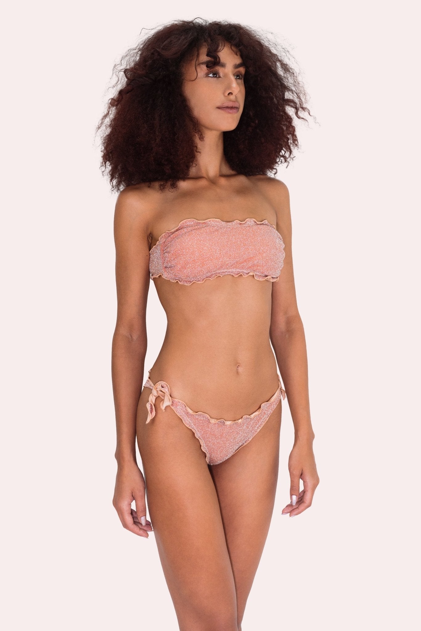Capri Lurex Rosè- Bikini - Sinuose