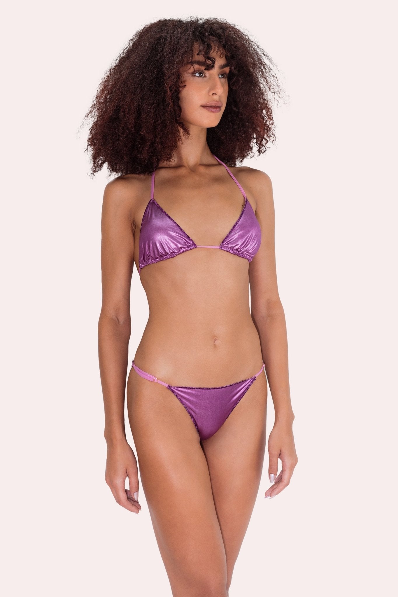 Miami Lame' Magenta - Bikini - Sinuose