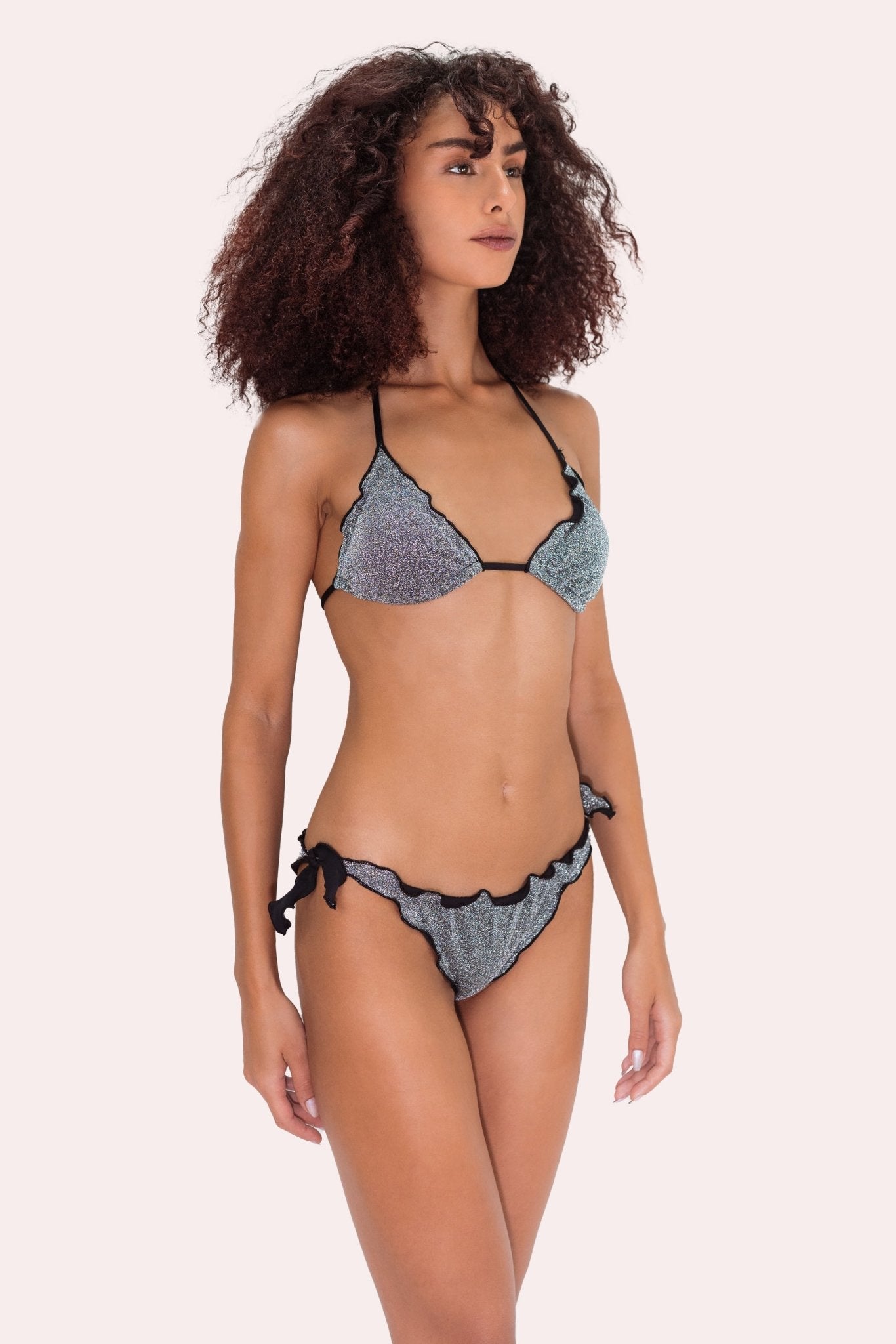 Panarea Lurex Argento scuro - Bikini - Sinuose