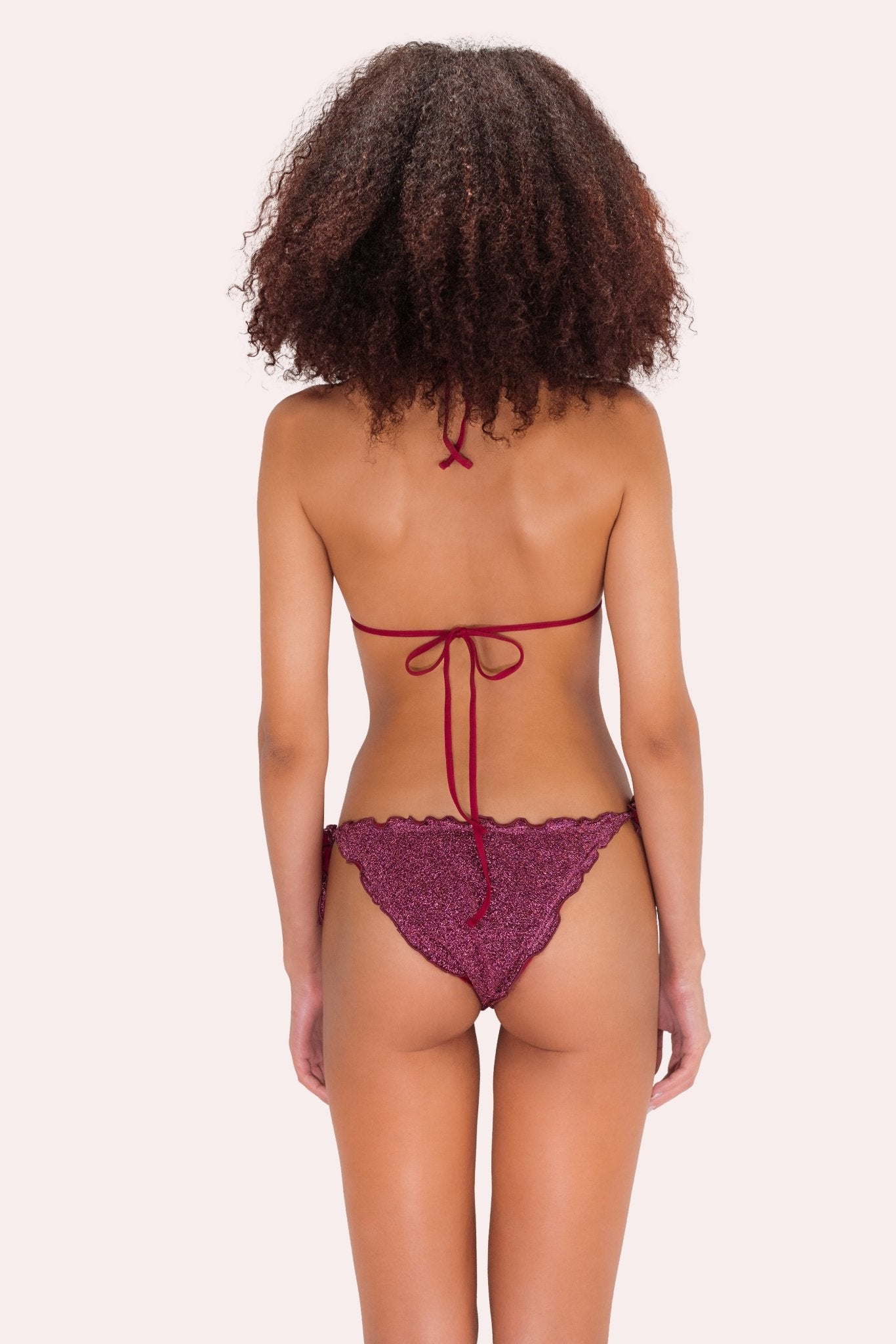 Panarea Lurex Bordeaux - Bikini - Sinuose