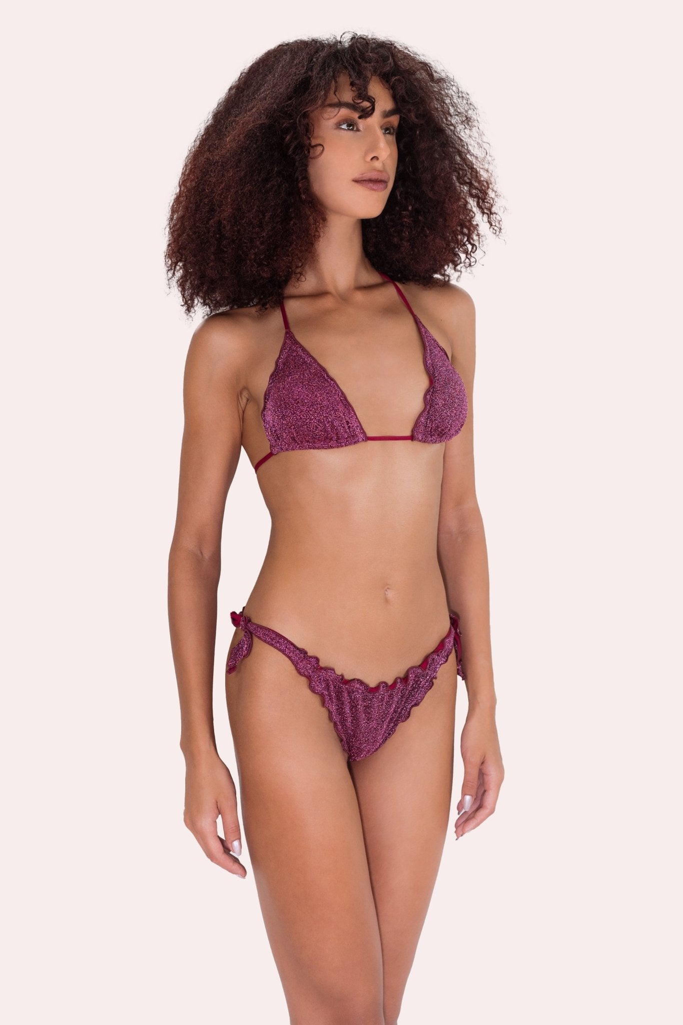 Panarea Lurex Bordeaux - Bikini - Sinuose
